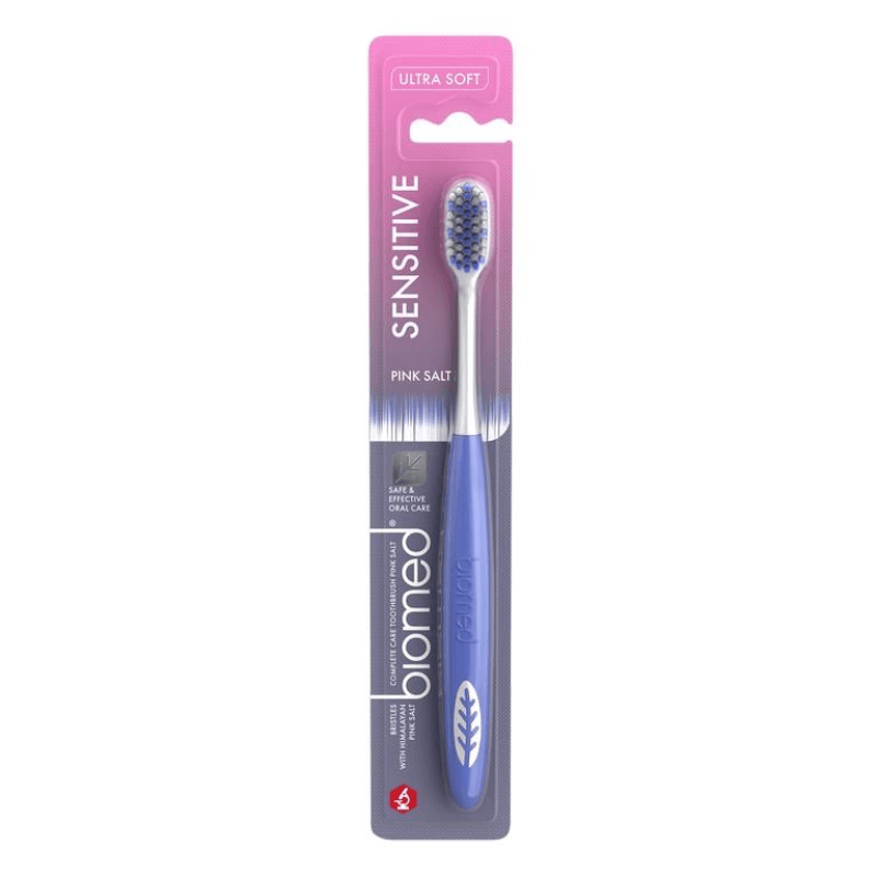 BIOMED Pink Salt Sensitive Toothbrush (Ultra Soft).