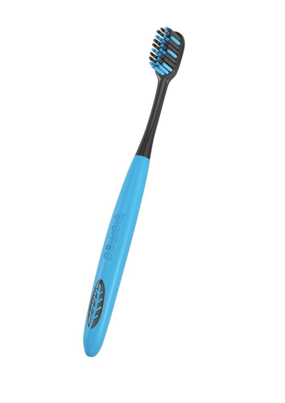 BIOMED Medium Toothbrush with Activated Charcoal.