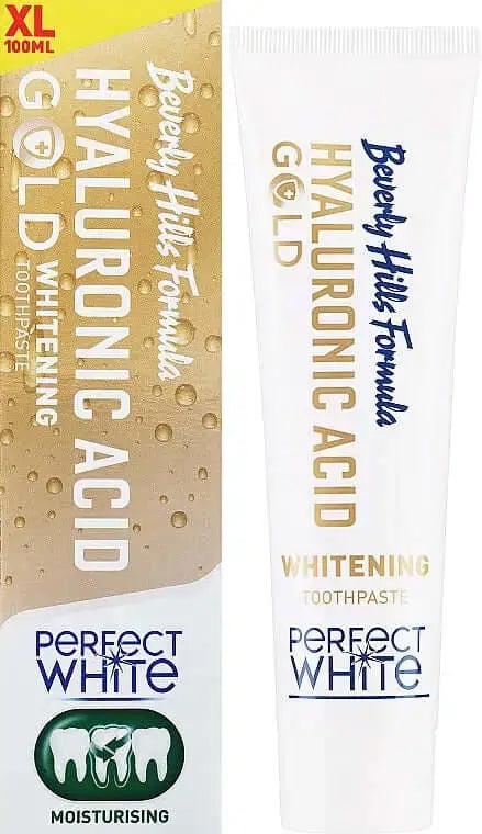 Beverly Hills Formula Gold Hyaluronic Acid Whitening Toothpaste tube