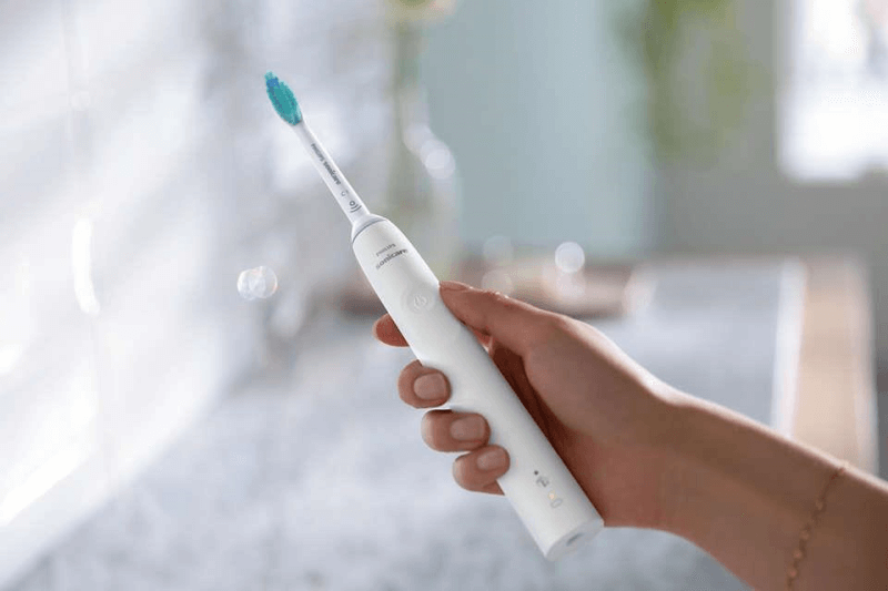 Philips Sonicare 3100 Series HX3673/13 – White + Travel Case