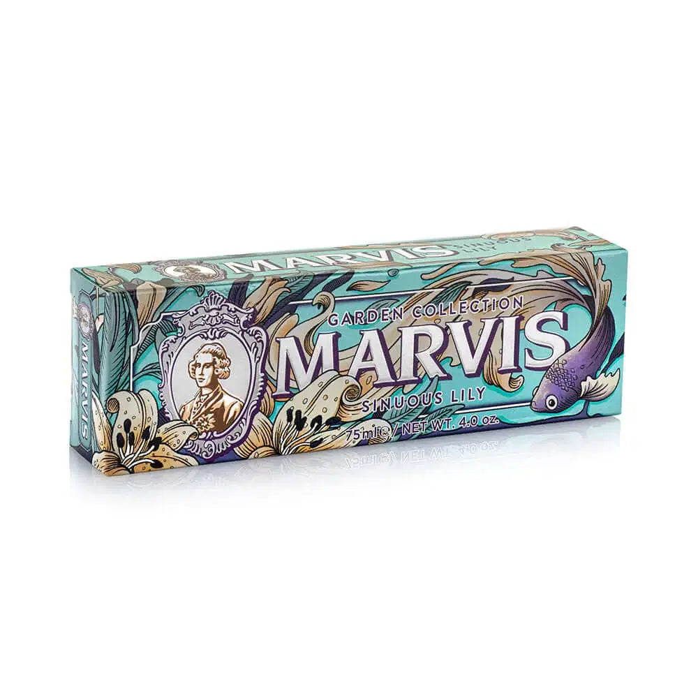 Marvis Toothpaste in Ireland – Where to Buy (2026) featuring the Sinuous Lily variant from the Garden Collection.