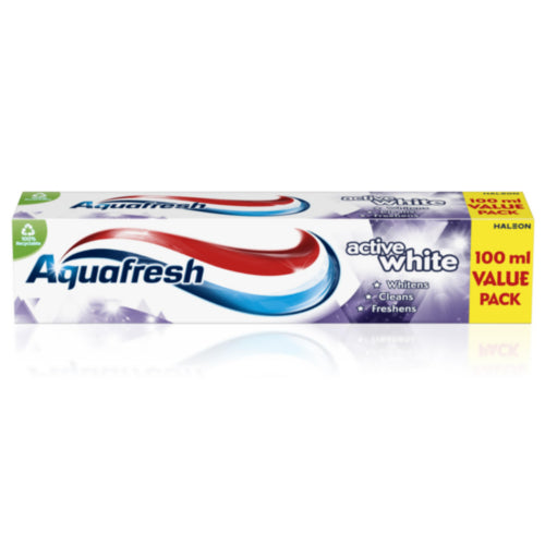 Aquafresh Active White Toothpaste Value Pack 100ml