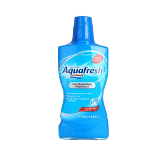 Aquafresh mouthwash fresh mint 500ml