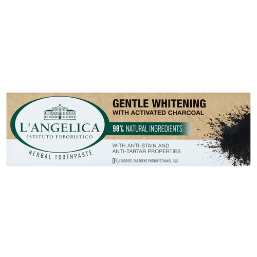L'Angelica Gentle Whitening Herbal Toothpaste with Activated Charcoal 75ml