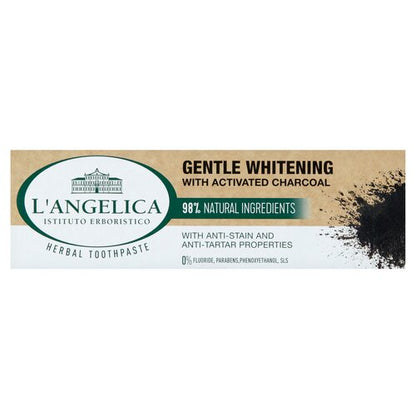L'Angelica Gentle Whitening Herbal Toothpaste with Activated Charcoal 75ml