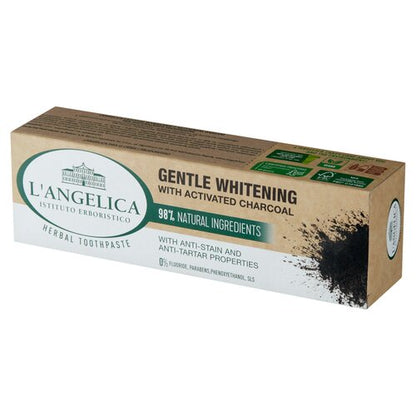 L'Angelica Gentle Whitening Herbal Toothpaste with Activated Charcoal 75ml