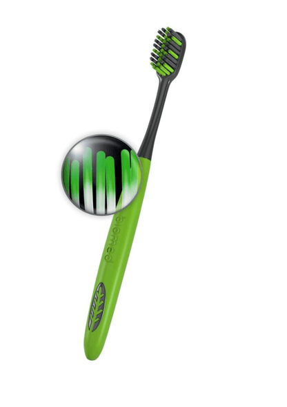 BIOMED Medium Toothbrush with Activated Charcoal.