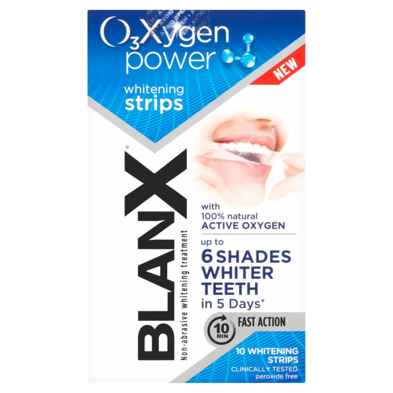 BlanX O₃Xygen Power Whitening Strips – 10 Strips