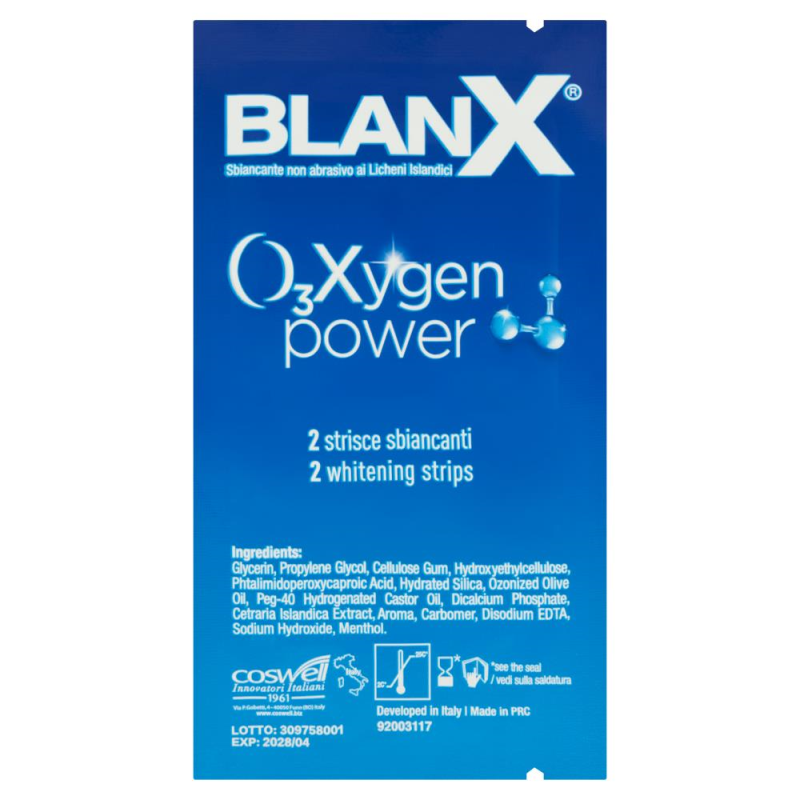 BlanX O₃Xygen Power Whitening Strips – 10 Strips