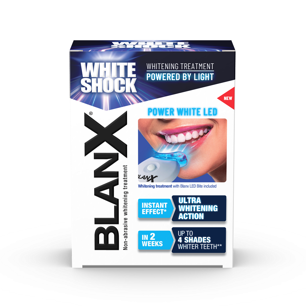 BlanX White Shock Power White LED Treatment 50ml + LED Bite