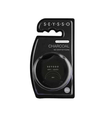 SEYSSO Carbon Dental Floss with Activated Charcoal 40m.