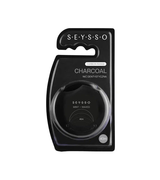SEYSSO Carbon Dental Floss with Activated Charcoal 40m.