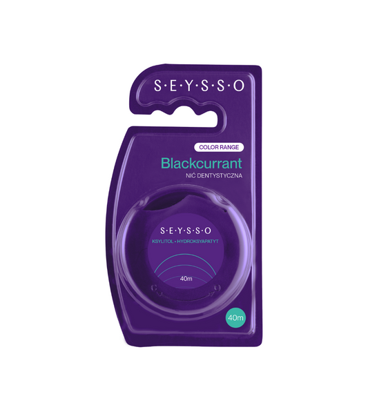 SEYSSO Color Dental Floss – Blackcurrant 40m