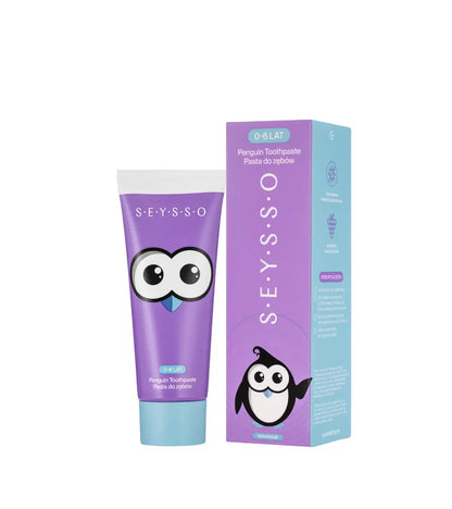 SEYSSO Kids Toothpaste – Penguin (Raspberry & Blueberry) 50ml.