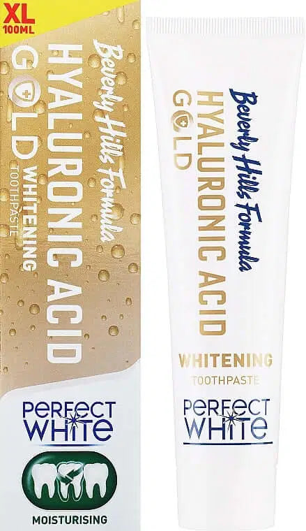 Beverly Hills Formula Perfect White Hyaluronic Acid Gold Whitening Toothpaste 100ml