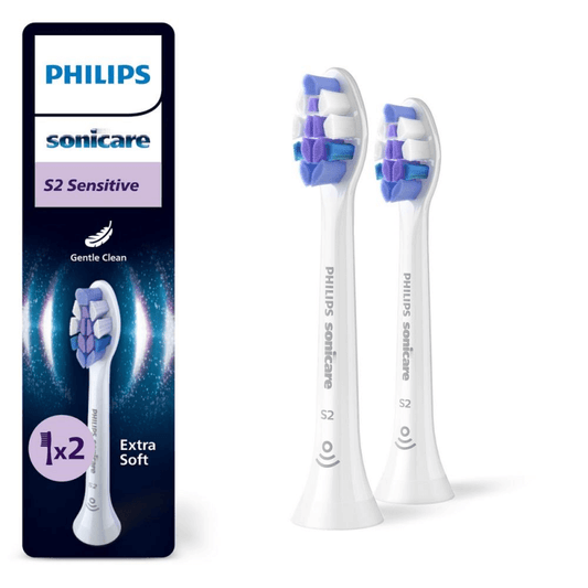 Philips Sonicare Sensitive Brush Heads S2 HX6052/87 – 2-Pack