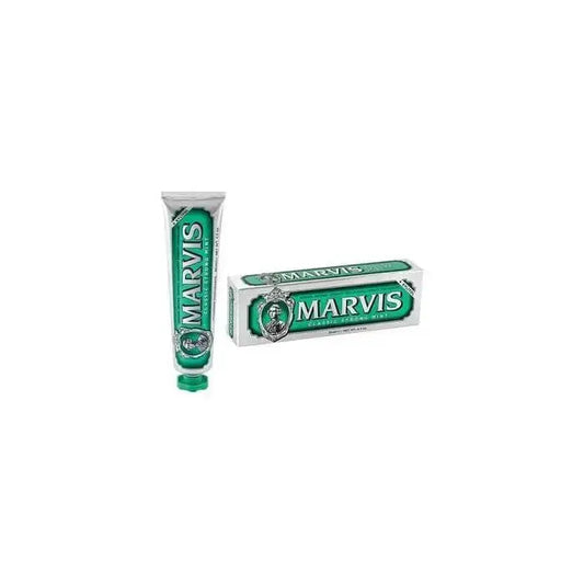 Marvis Whitening Mint Toothpaste 85ml featured in Daily White Routine – Complete Oral Care Set.